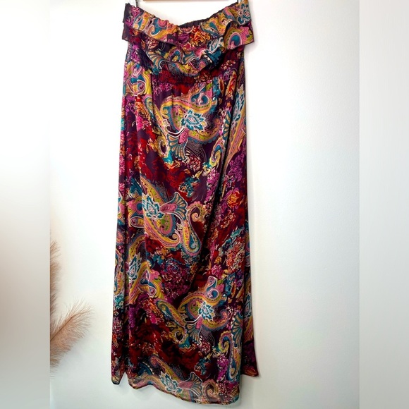 Target strapless multi color Xhilaration Mosiac Sundress - Picture 1 of 5